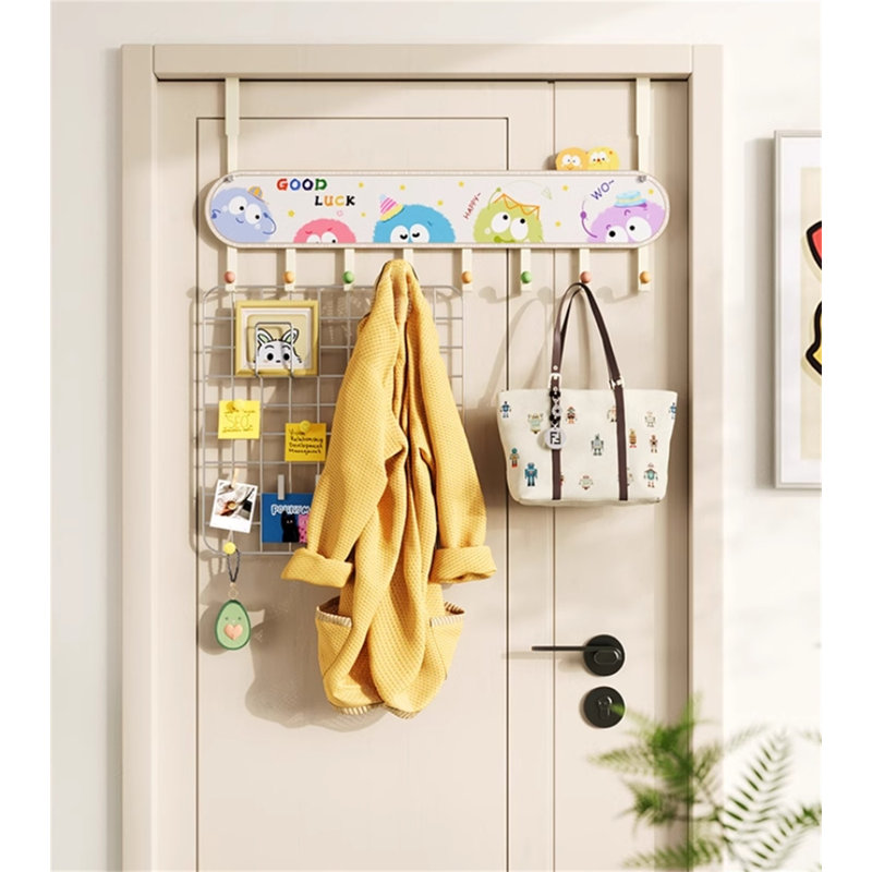 Crochet en fer sans porte, H 11 po x l 23,62 po x P 1,77 po