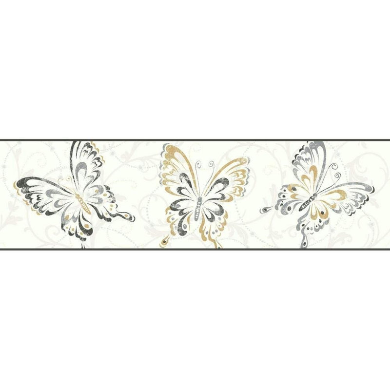 Bordure de papier peint L 15 pi x l 6,75 po
