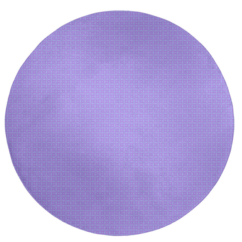 Chenille Indoor Rug, Round 5'