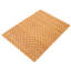 Tapis brun à tissage plat Lubna
