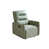Gray/Dark Green Polyester Blend