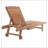 Outsunny Outdoor Chaise Lounge Pool Chair, Built-In Table, Reclining Backrest for Sun tanning/Sunbathing, Rolling Wheels