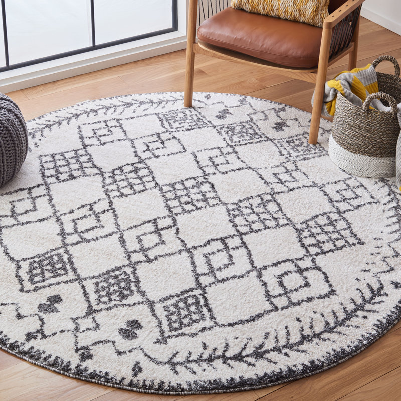 Addisyn Performance Southwestern Rug, Round 6'7"