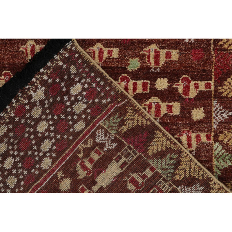 Burano Hand Knotted Wool Area Rug, Rectangle 10' x 14'