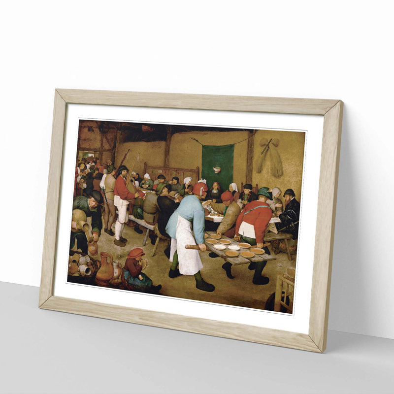 Pieter Bruegel The Elder Framed Print, Oak
