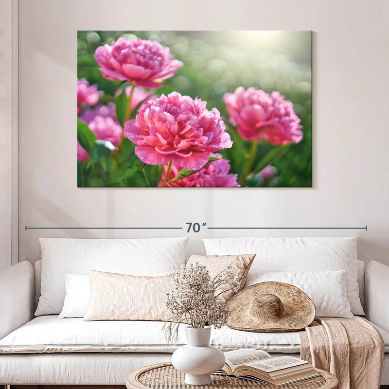 Harnek Sunlit Pink Peonies