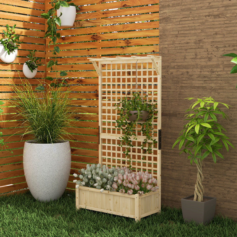 Brexten Wood Elevated Planter