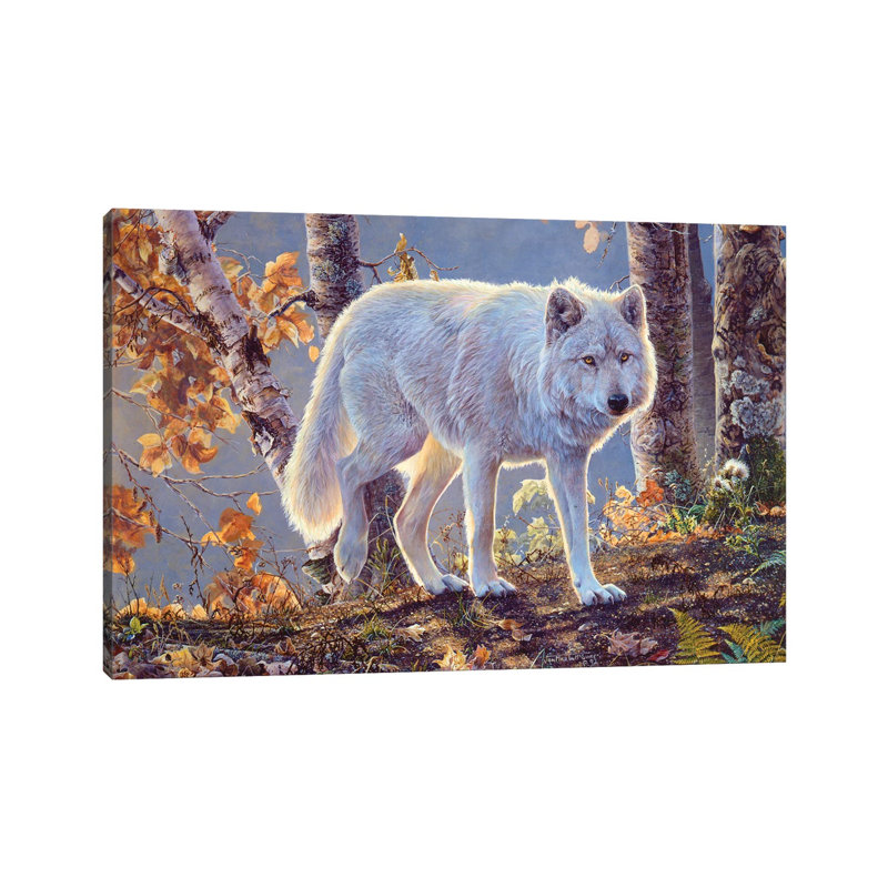 Wolf III 1 Piece Wrapped Canvas Painting, 66.04 cm H x 45.72 cm W x 3.175 cm D