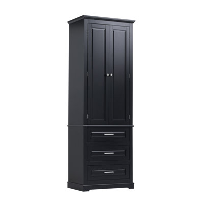 Armoire de rangement haute avec trois tiroirs