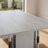Mori Dining Table, 72 Inch Rectangular Top W Panel Legs, Natural Gray
