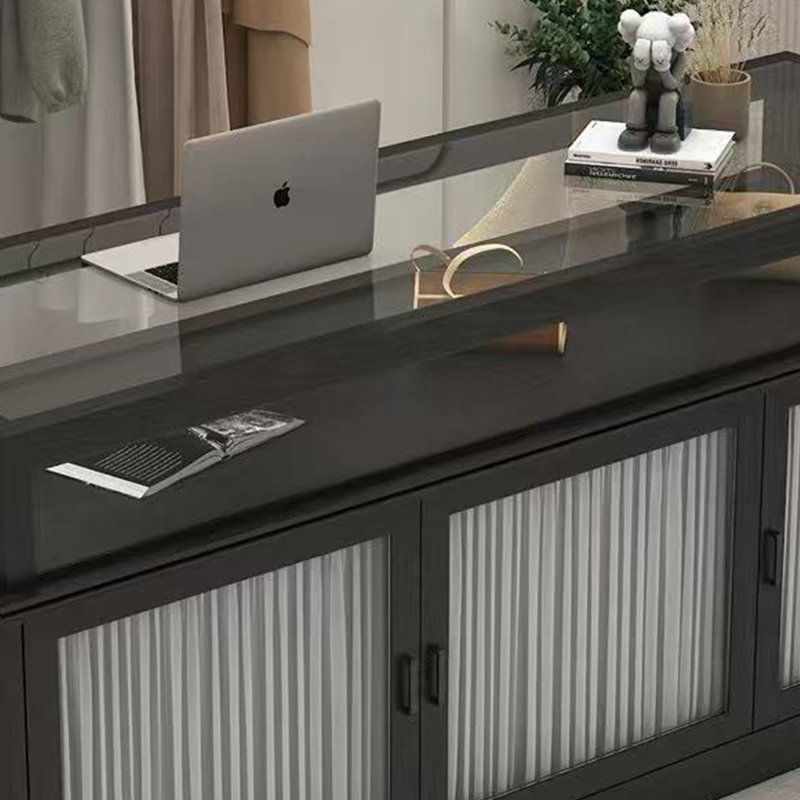 Armoire pour îlot central de luxe haut de gamme, H 35,43 po x l 78,74 po x P 25,59 po