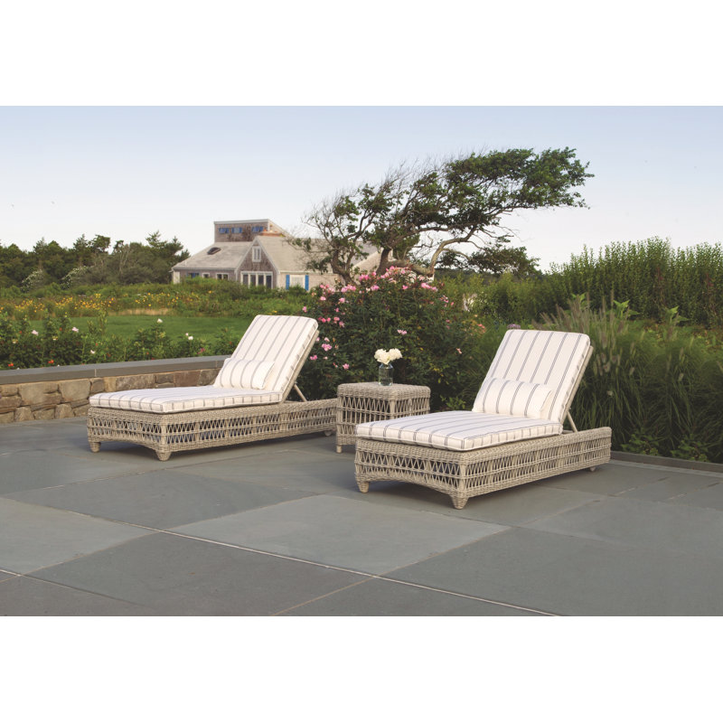 Outdoor Chaise Lounge, Ash, Southampton Oyster