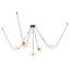 Mineral 5-Light Brass dimmable LED Chandelier-1670624191-1670624190