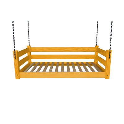 Adrow Solid Wood Hanging Daybed
