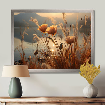 Sunset Wildflower Serenade - Wildflowers Canvas Print