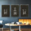 Crystal Barware V - Ensemble de 3 cadres flottants sur toile-97754073-97754074
