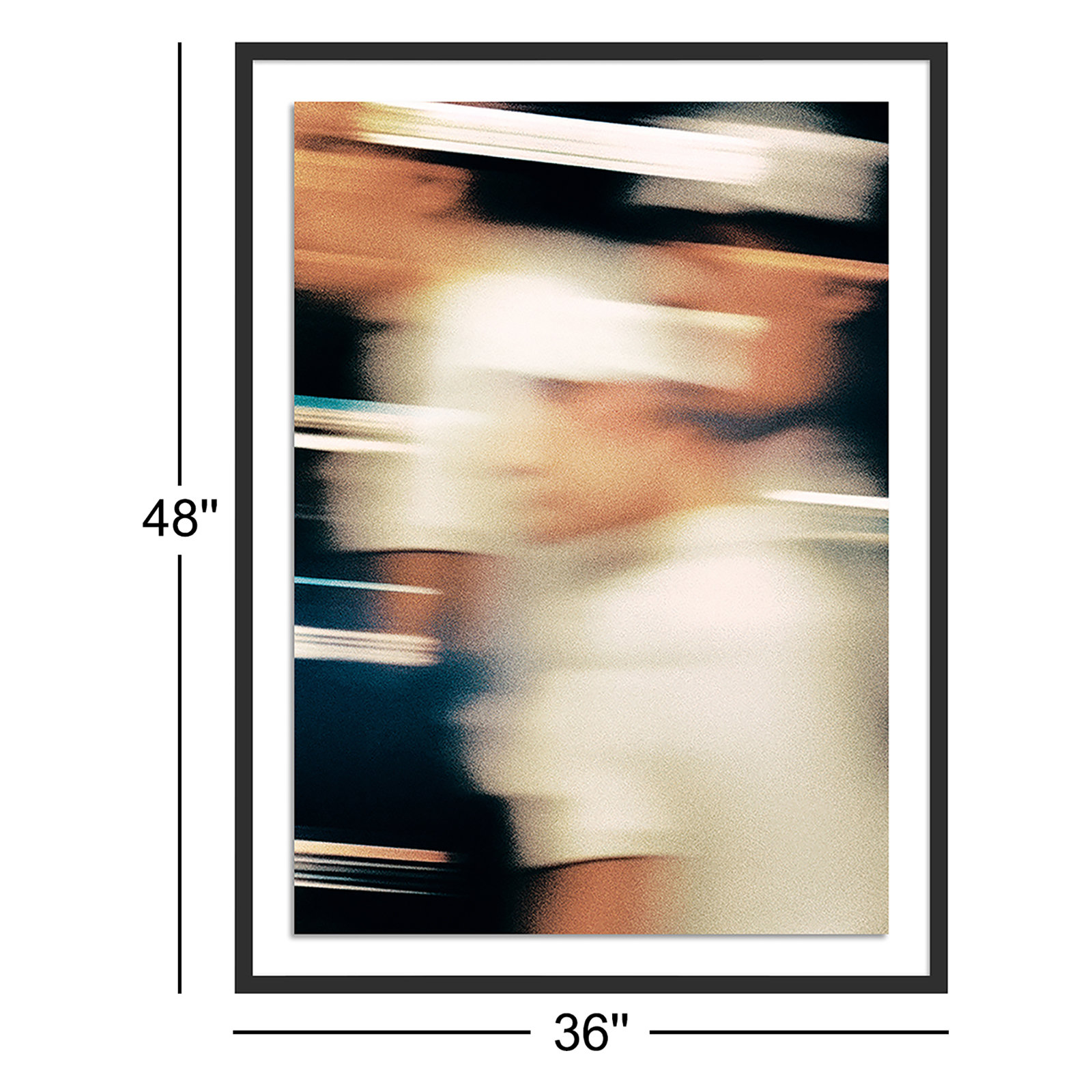 Marine I Print by Coup D'Esprit, Black Picture Framed, 48" H x 36" W x 2.5" D, Yes