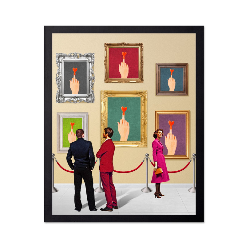 Doigts du milieu, Unframed, Poster, 16"H x 20"W