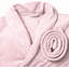 Peignoir en molleton luxueux pour femme avec col châle et poches Elegant Comfort Luxurious-129525771-129525772