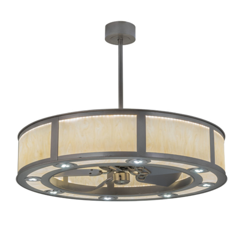 Ventilateur de plafond 30 po avec lumières DEL Chaylen
