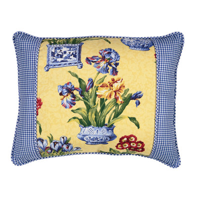 Housse et insert de coussin rectangulaire 100% coton Melanie