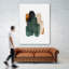 Sans cadre, peinture sur toile