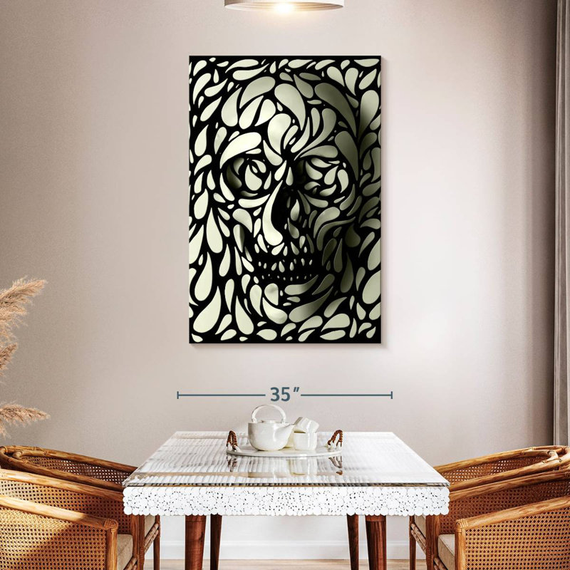 Kerner Skull I, 48" H x 32" W