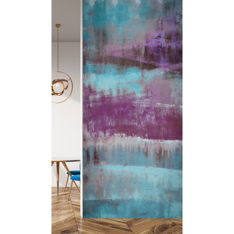 Panneau mural L 8 pi x l 45 po North Rain Mauve Northington