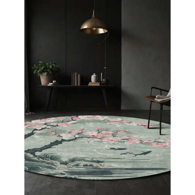 Tapis brun lavable à la machine