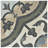 Evoque Arte Carthusian 10" x 10" Porcelain Patterned Wall & Floor Tile