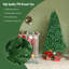Arbre de Noël vert en cachemire avec lumières DEL-1671606236