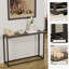 Console polyvalente pour l'entrée, le couloir et le salon, avec habillage haut de gamme et design industriel