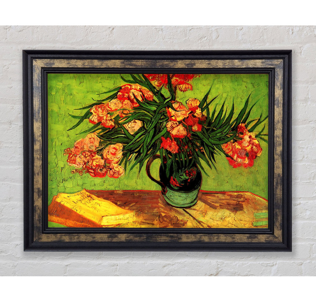 Van Gogh Stillleben Vase mit Oleander und Büchern - Drucken