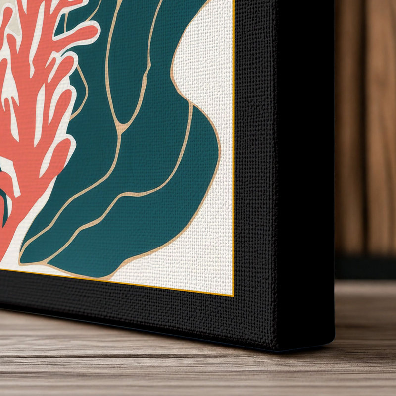 Garden Botanical - Wrapped Canvas, Black Border, 30x20 - 76.2 x 50.8 cm