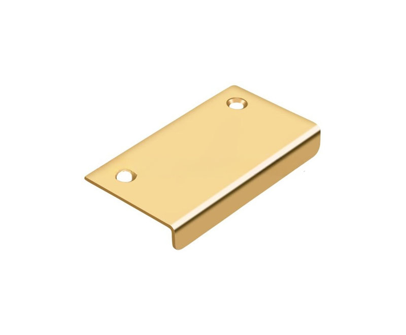 Cup / Bin Pull, PVD Polished Brass