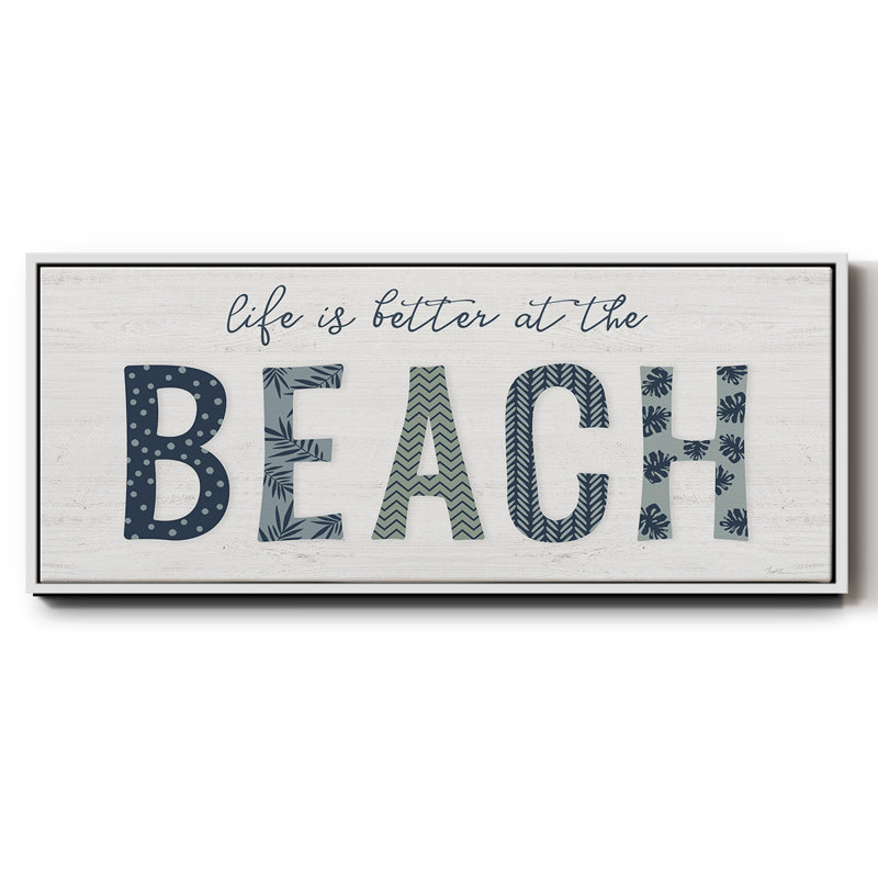 Beach Better - toile encadrée