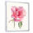 White Floater Framed