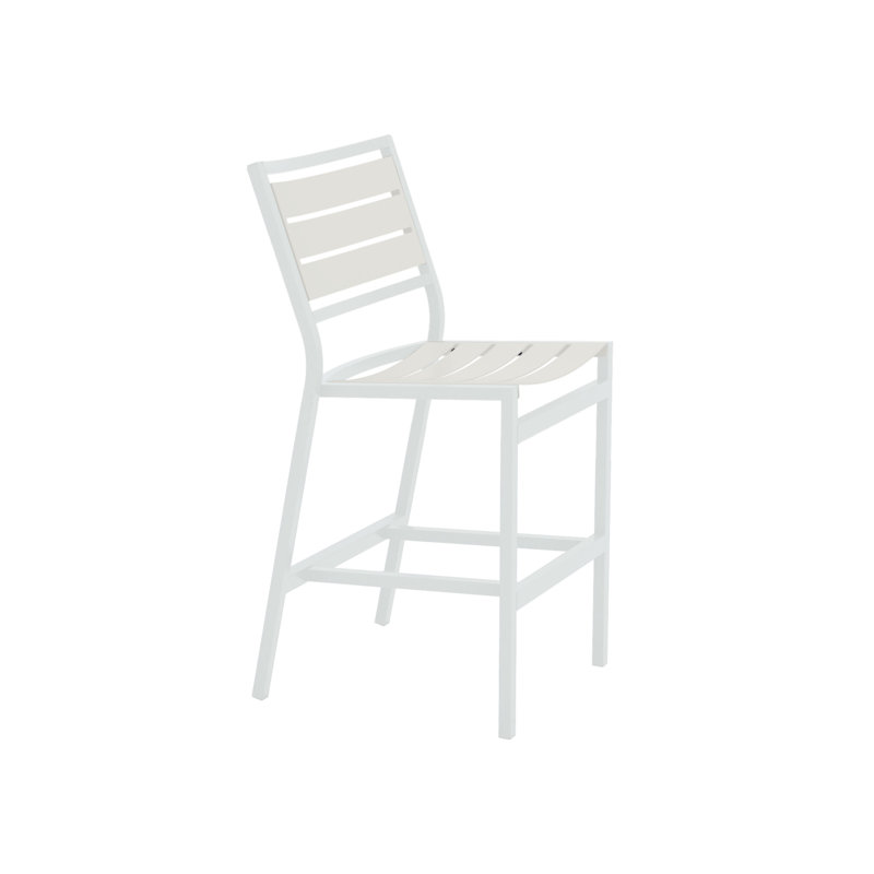 Tabouret de bar 28 po Cabana Club, Coquille, Neige