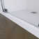  Flex X Duo 48 - 51 x 72" Frameless Pivot Shower Door 3/8" and 5/16" Flex X Clear Tempered Glass