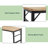 Adjustable Height Workbench, 60" Rubber Wood Top Heavy Duty Workstation With Power Outlets, 2000 LBS Load Capacity Hardwood Worktable For Workshop, Garage, Office, Home, Commercial