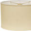 Abat-jour ovale en lin beige-122872970