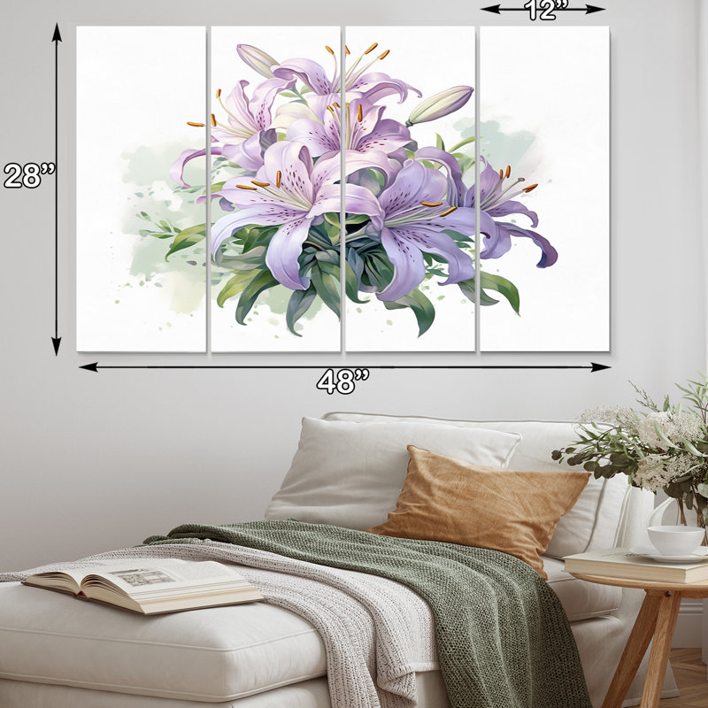 Plants & Flowers Wall Decor on Metal