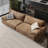 Coffee Polyester Modular Sofa cushion couch-663359042-663359040