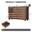 Buffet Sideboard Cabinet with Storage, Kitchen Storage cabinet with 2 Drawers and 3 Doors, Coffee Bar Console with Adjustable Shelves-623069272