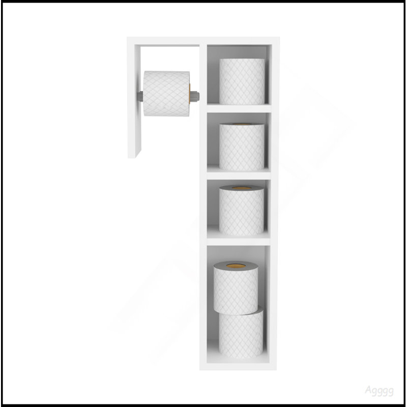 Storage Cabinet, 4 Shelves, White