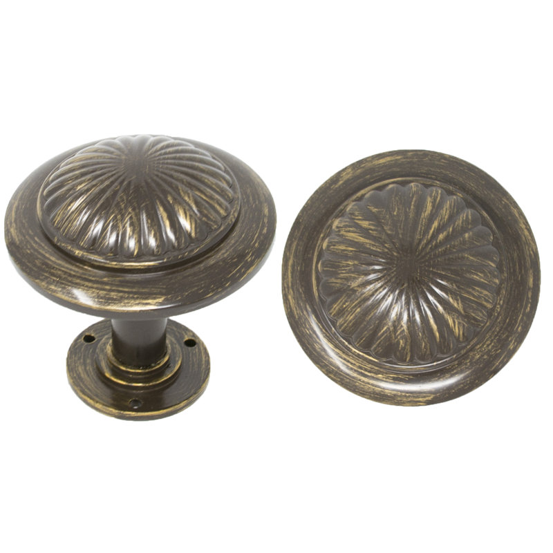 Retenue de rideau Sonette Drapery Medallion, Bronze et doré