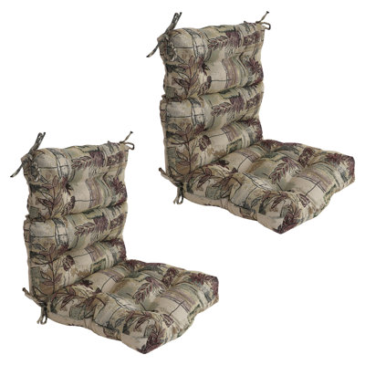 Ensemble de 2 coussins de chaise tapissier tapissier