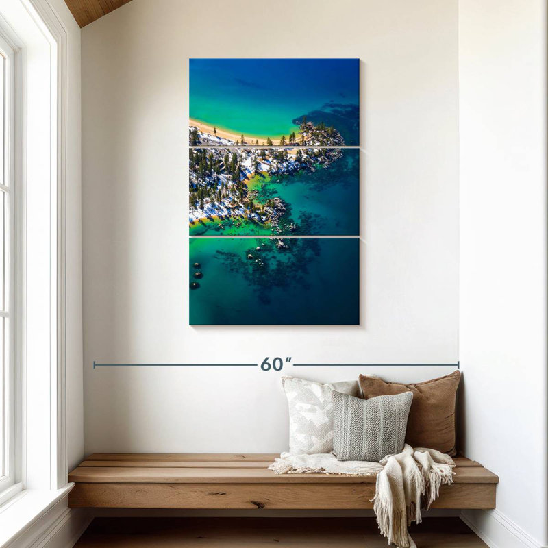 Alvord Lake Tahoe d'en haut, H 45 po x l 28 po