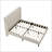 High Headboard Upholstered Bed