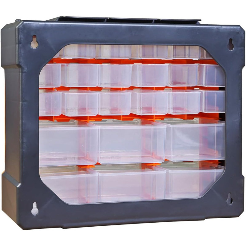 24 Drawers Storage Cabinet Organizer: Conv...